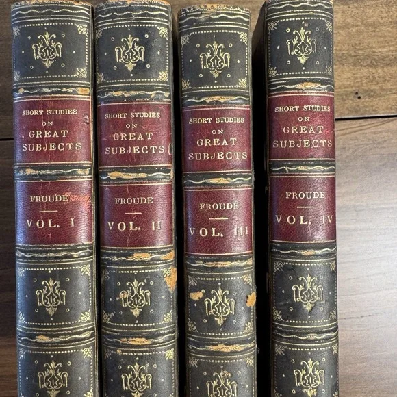 James Anthony Froude / Short Studies on Great Subjects 4 vols 1903 - Picture 12 of 16